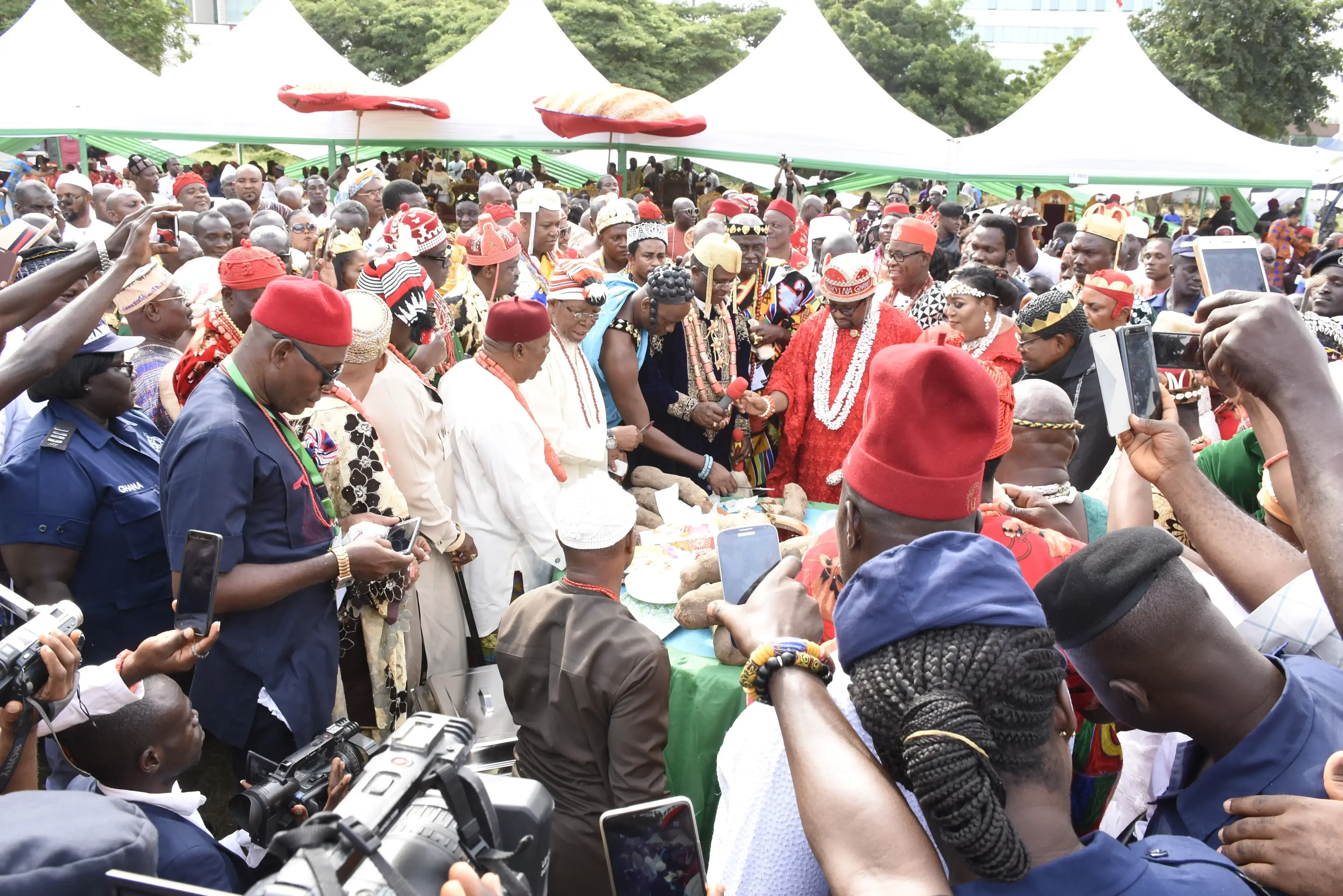 Igbos celebrating new yam